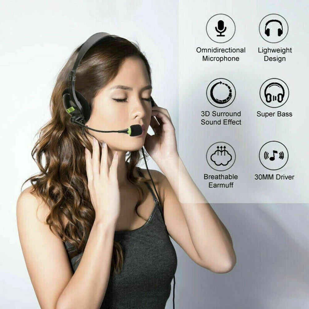 Call Center Office Headphones