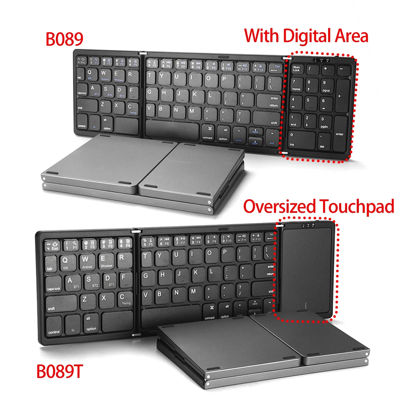 Folding Bluetooth Keyboard