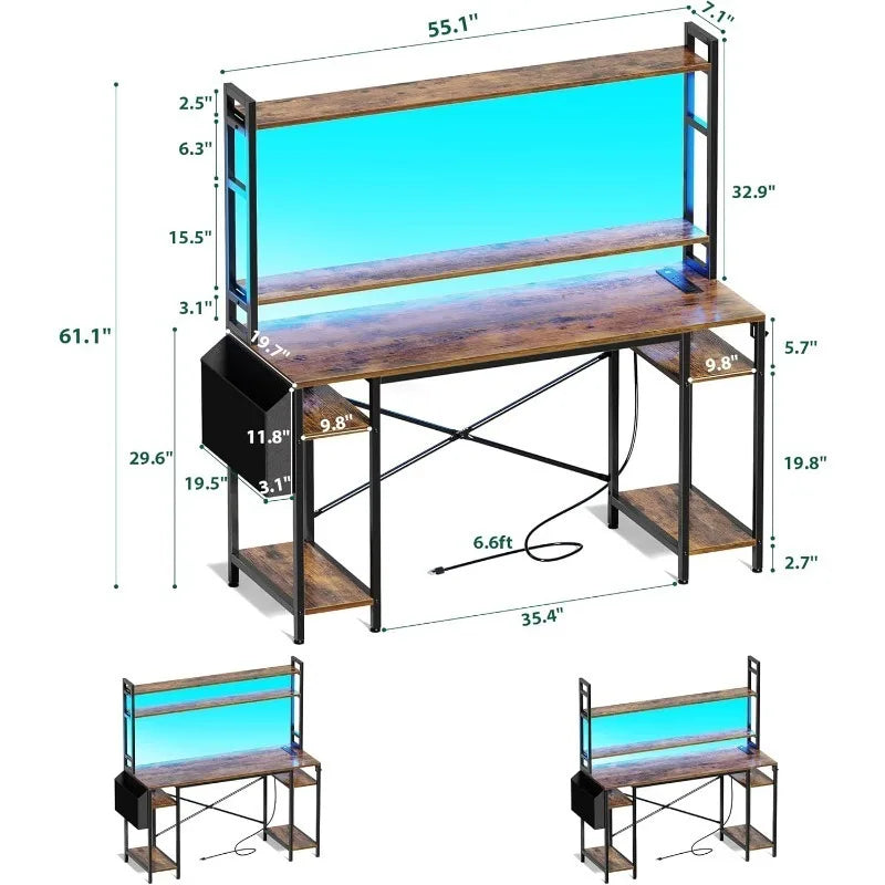 55 inch Computer Desk